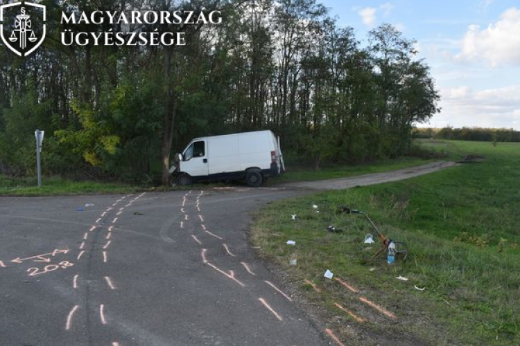 Átvette a volánt a fiatalkorú utas, majd fának hajtott